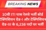 RRB Technician Grade-I and III Recruitment 2025