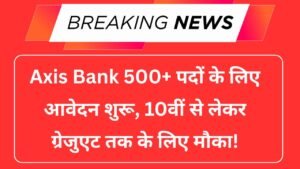 Axis Bank Recruitment 2025
