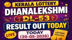 Kerala Lottery Dhanalekshmi DL-53 Result 2026